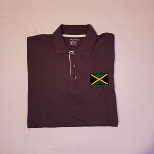 Jamaica monogram shirt XL mens polo shirt